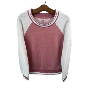 Good Land Sweatshirt Size Medium Colorblock Pullover Long Sleeve Knit Cozy